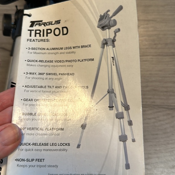 Targus Tripod TG-50TR NWT - Picture 5 of 5